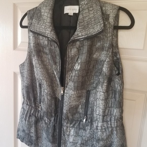 jacket/vest women silver and black size M - Picture 2 of 7